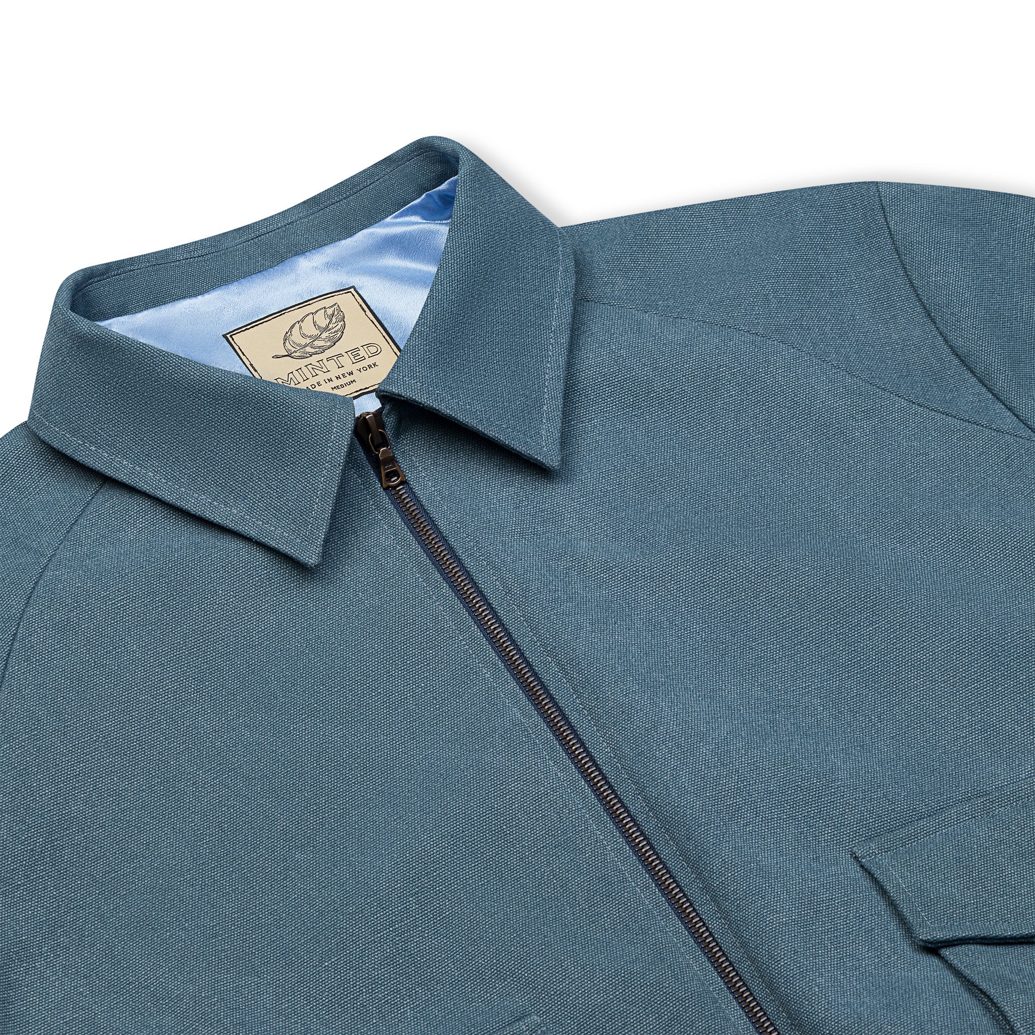 Heavyweight Canvas Jacket - Blue - Image 3
