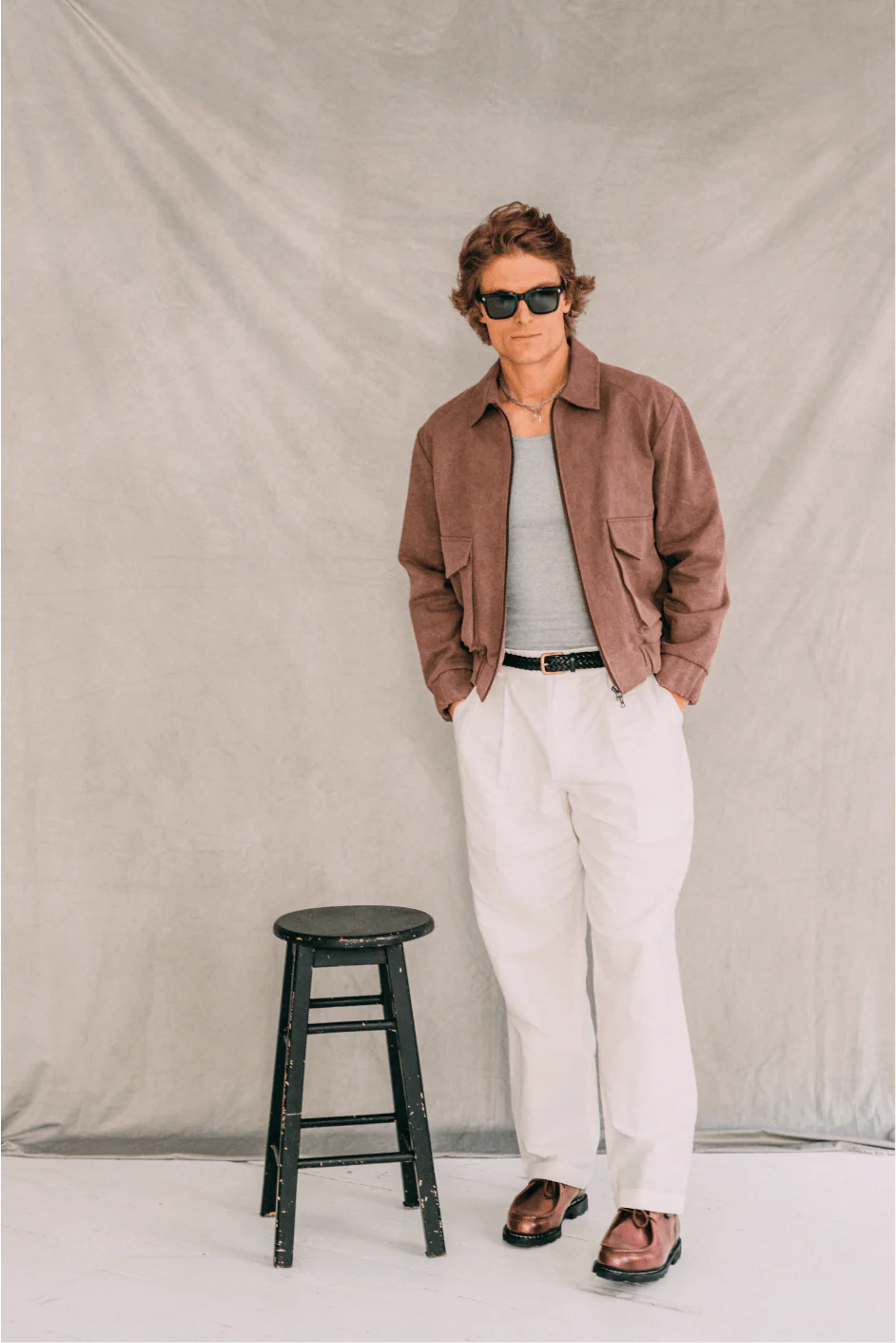 Heavyweight Canvas Jacket - Blue - Image 4
