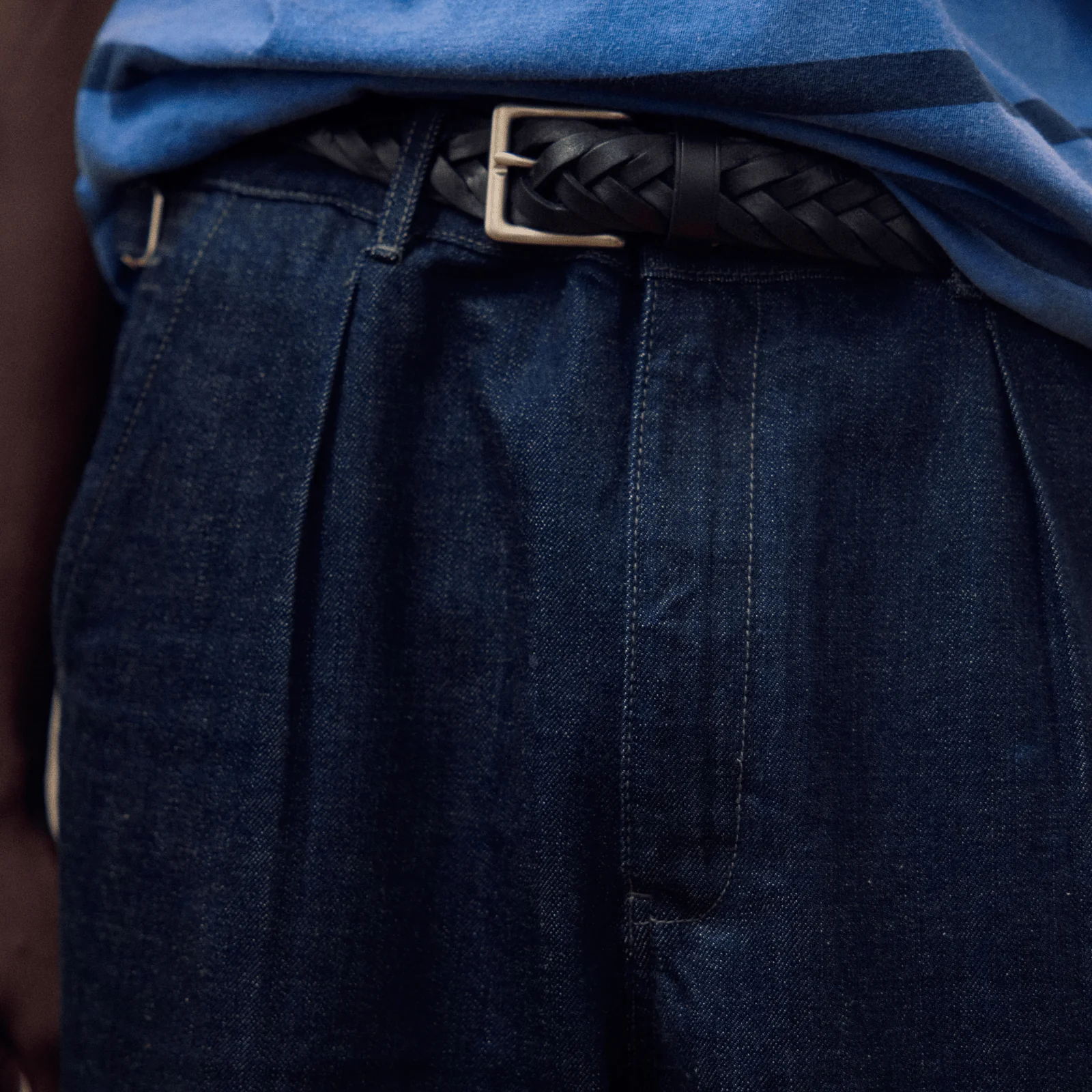 Framework Pleated Denim Jean - Image 6