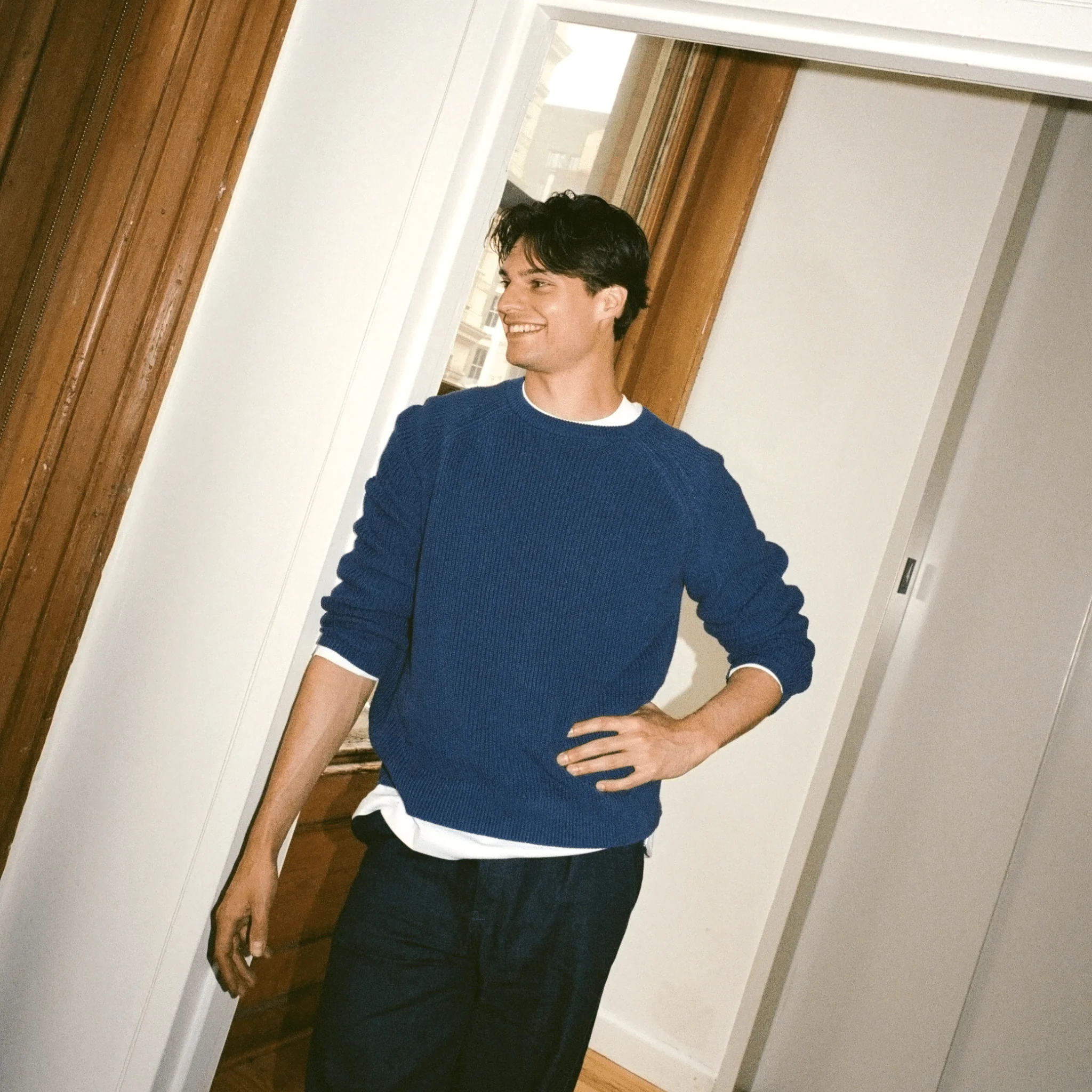 Knit Cotton Sweater - Image 9