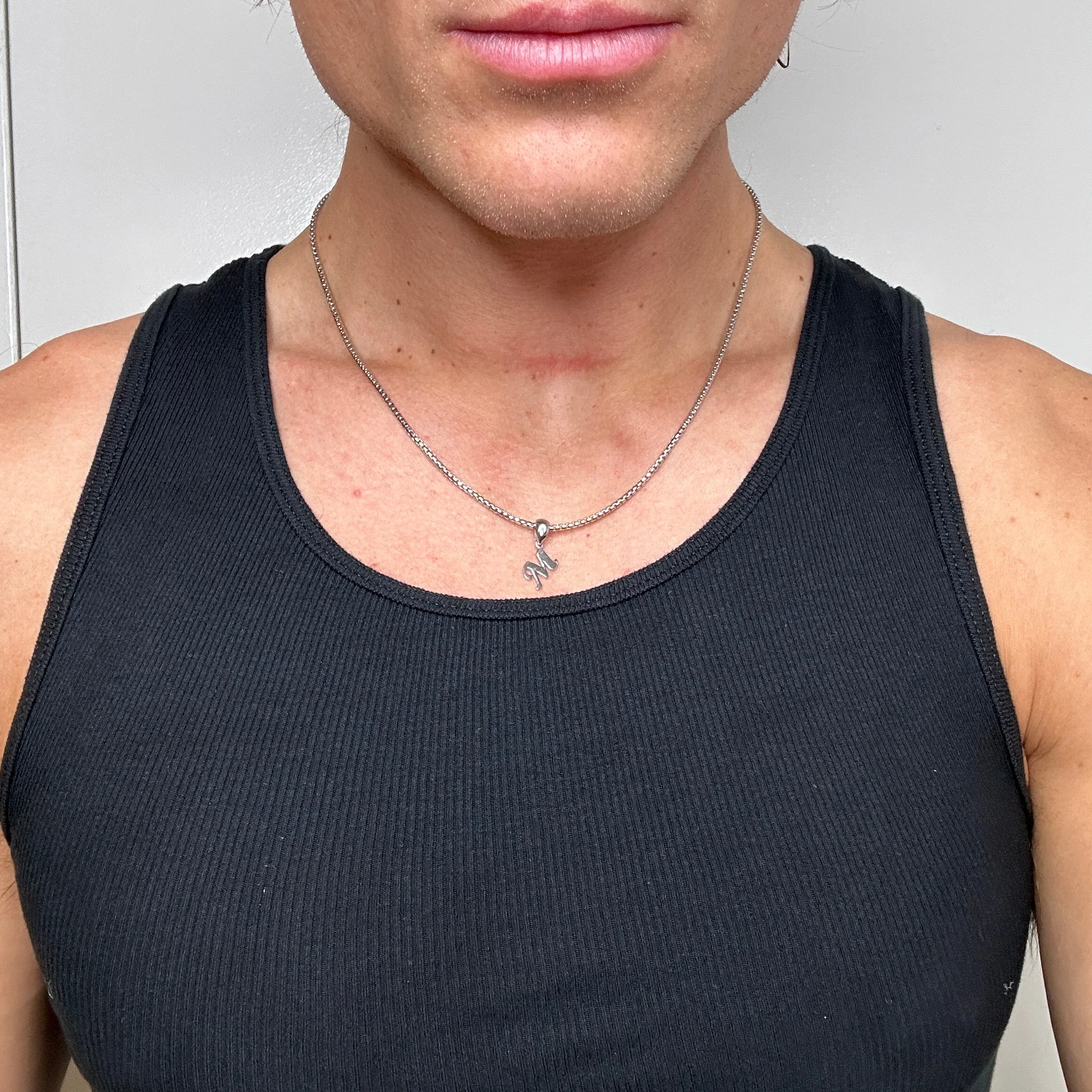 "M" Pendant + Chain - Image 5