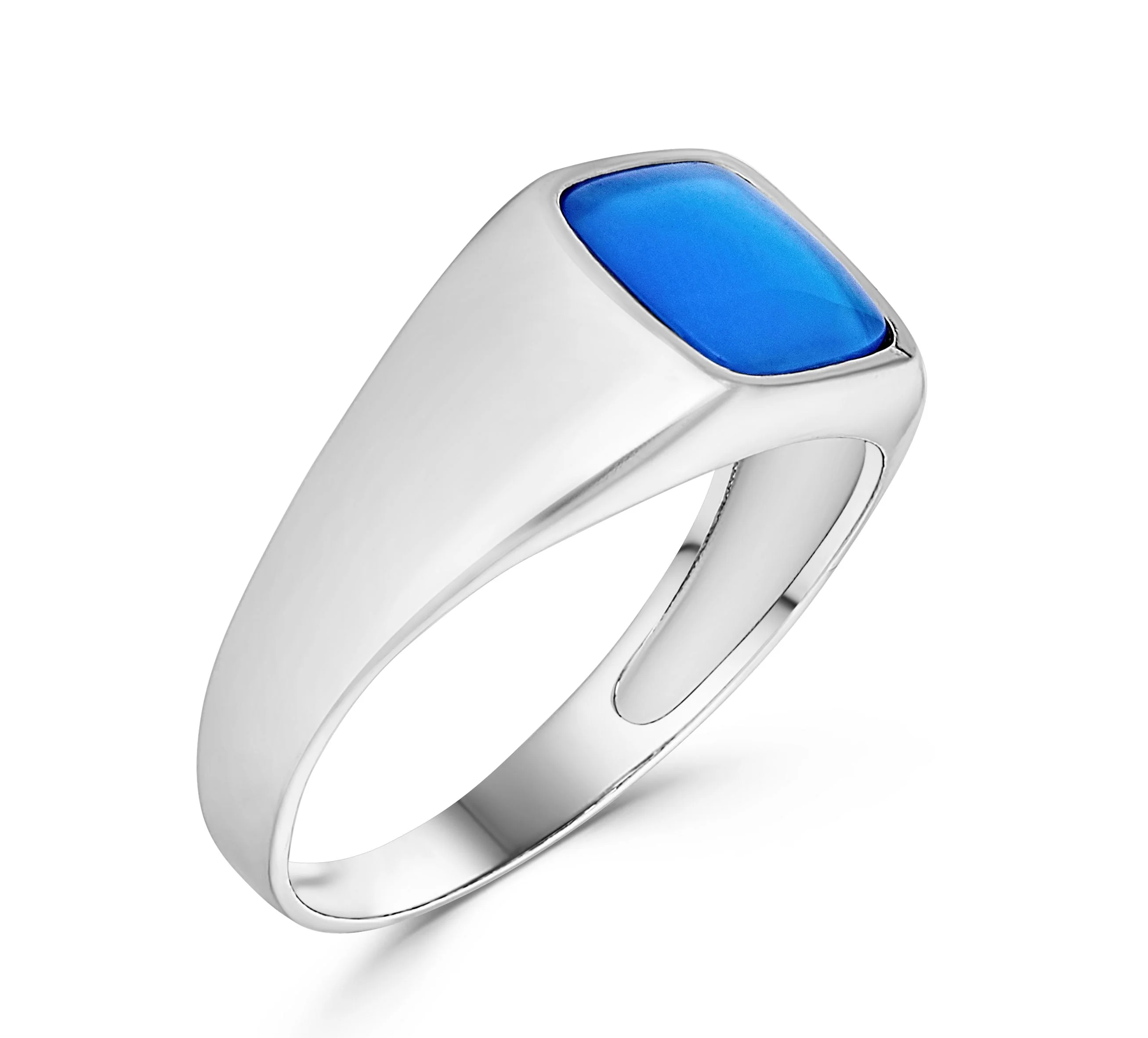 Square Agate Stone Ring - Image 3