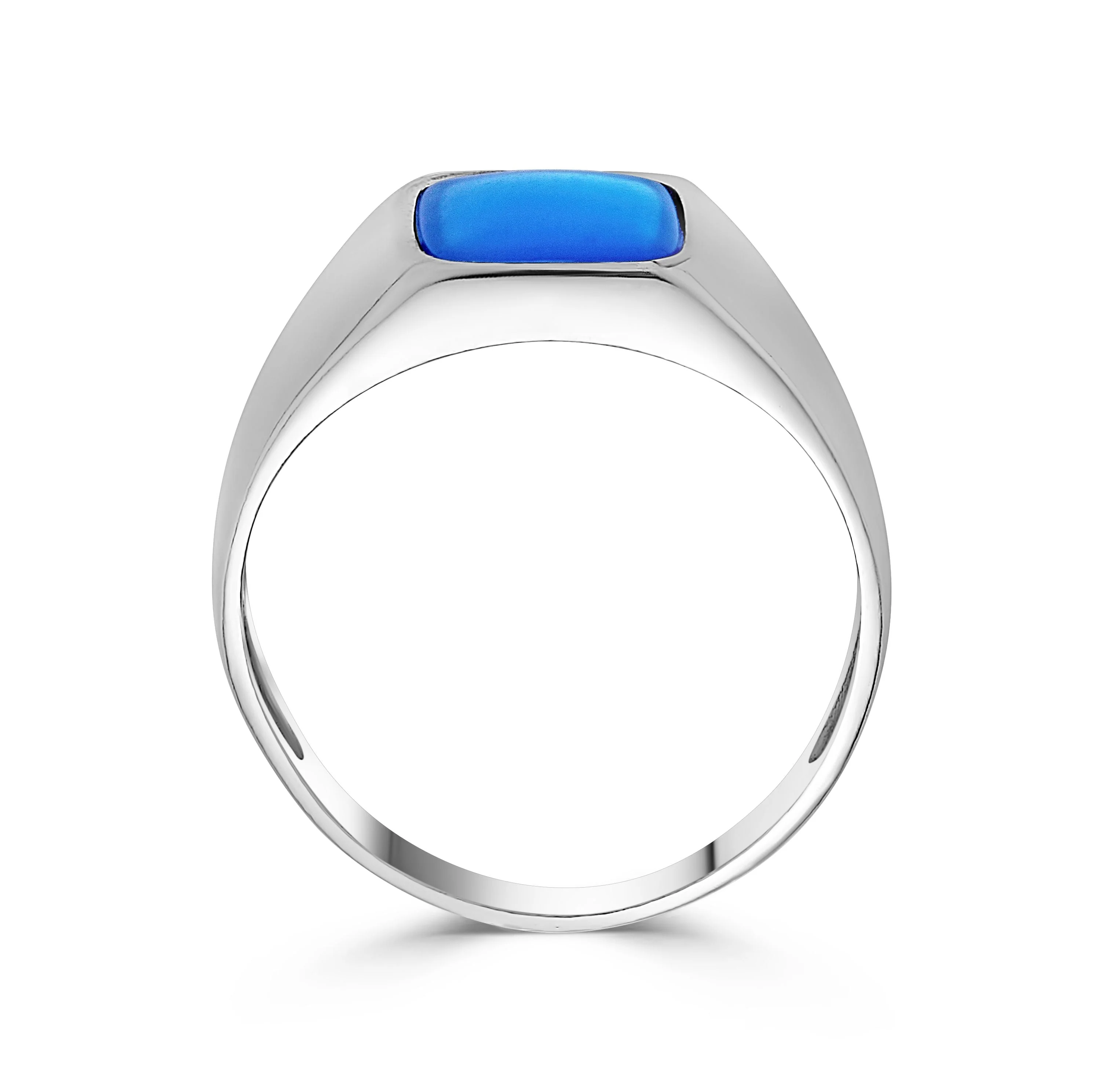 Square Agate Stone Ring - Image 4