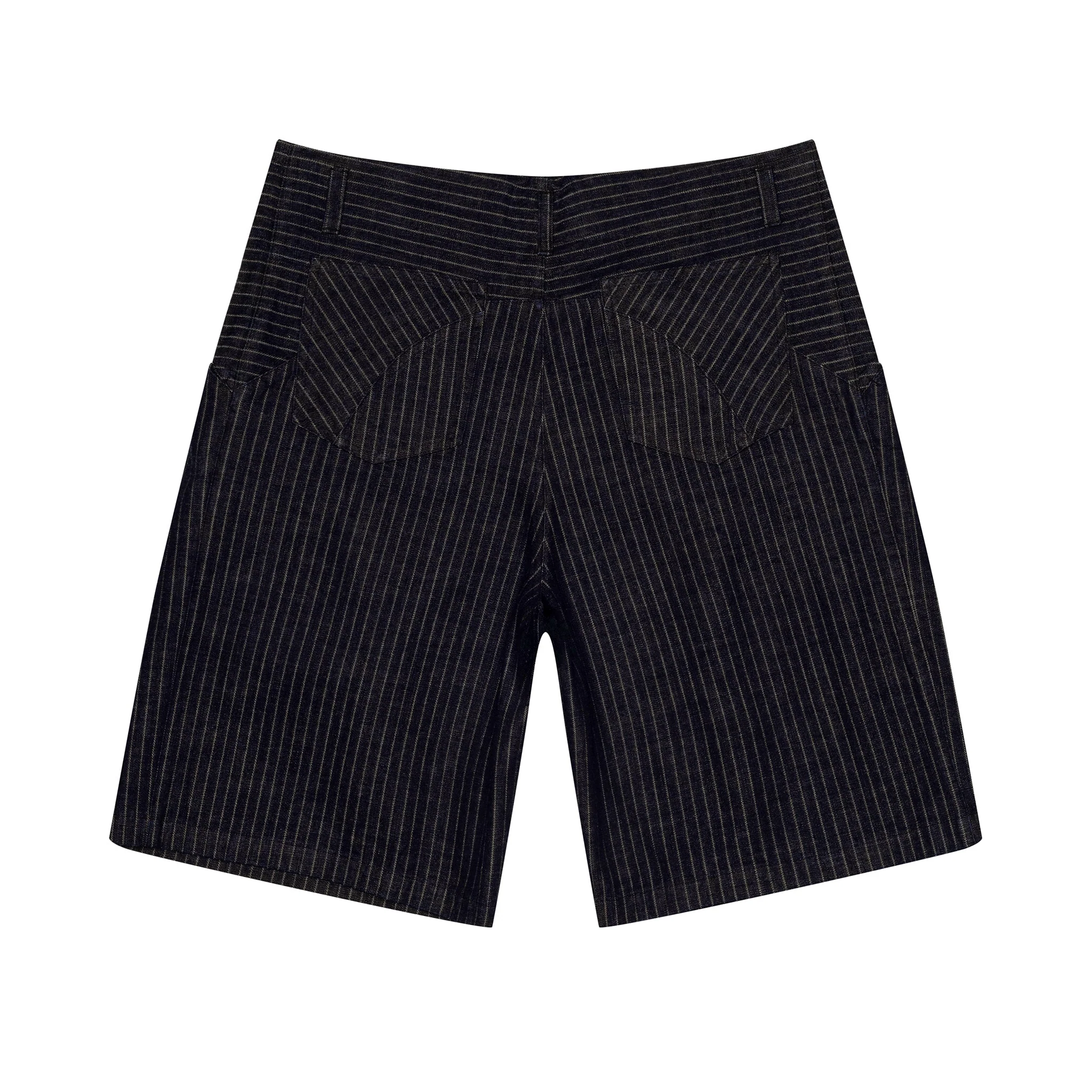 Blueprint Pleated Denim Short - Image 3